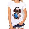 T-shirt Cat Always with my Music! maat 140/152