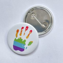 Button Rainbow Hand