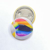 Button Rainbow Lips