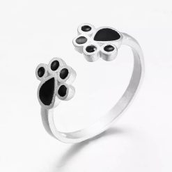 Ring Silver Paws