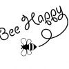 Auto Sticker Bee Happy