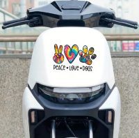 Peace  Love  Dogs Autosticker