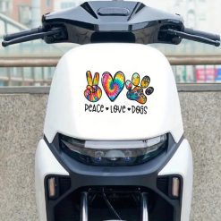 Peace  Love  Dogs Autosticker