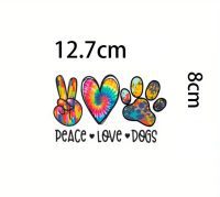 Peace  Love  Dogs Autosticker