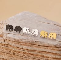 RVS Oorbellen Olifant