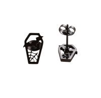 Oorbellen Scary Coffin Black